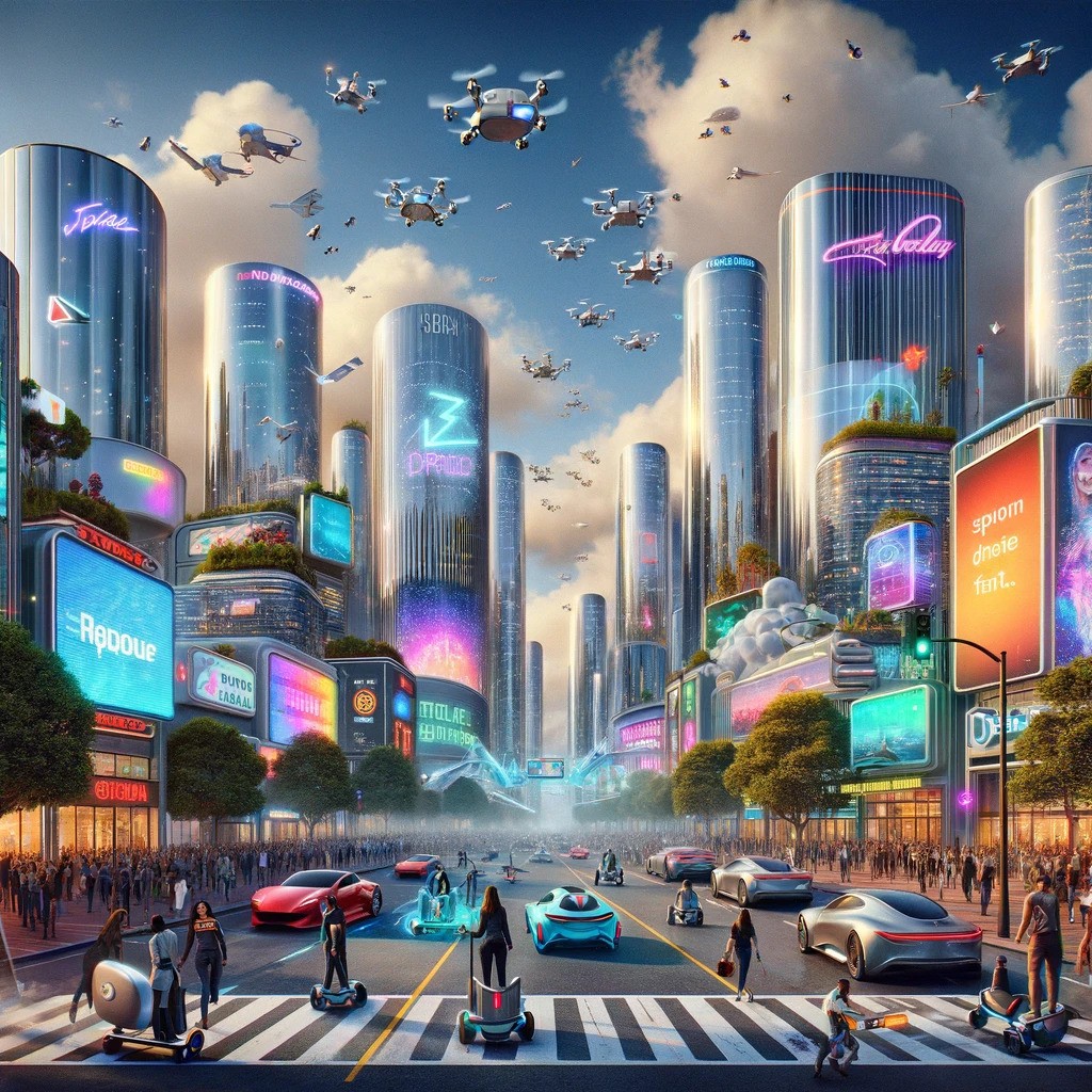 Silicon Valley Futuristic Deptiction